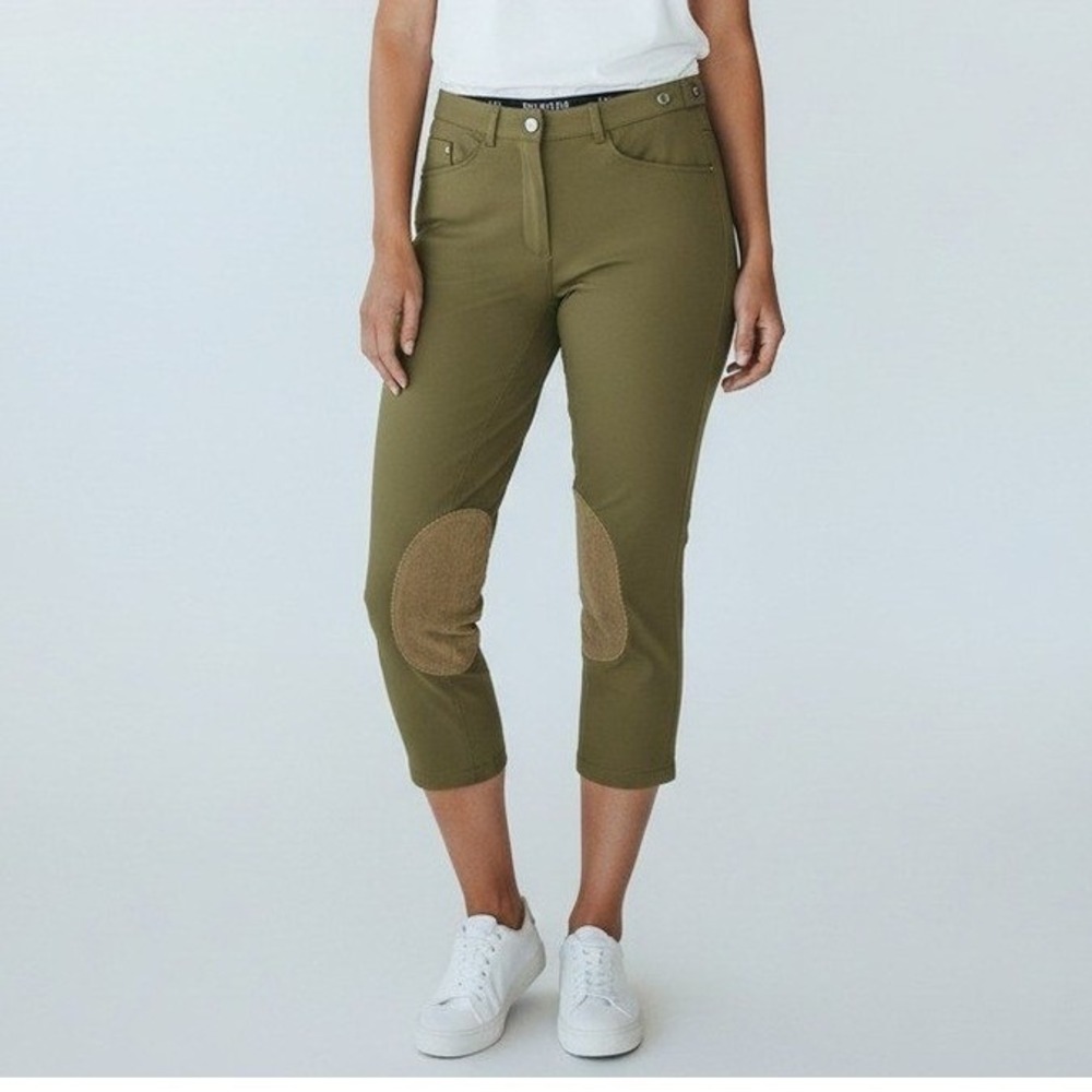Pikeur Breeches Women 26x25 Tan Knee Patch Horse Riding‎ Equestrian Pants Jump